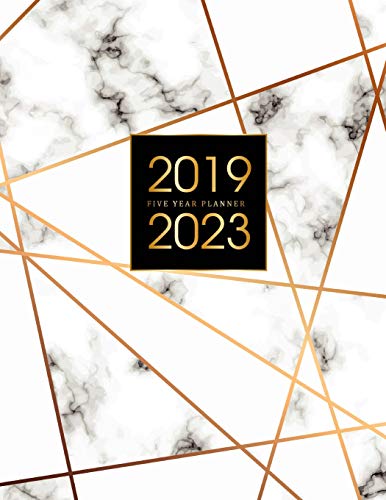 2019-2023 Five Year Planner: Elegant Marble. 60 Months Calendar. 5 Year Appointment Calendar. Business Planners. Agenda Schedule Organizer Logbook a